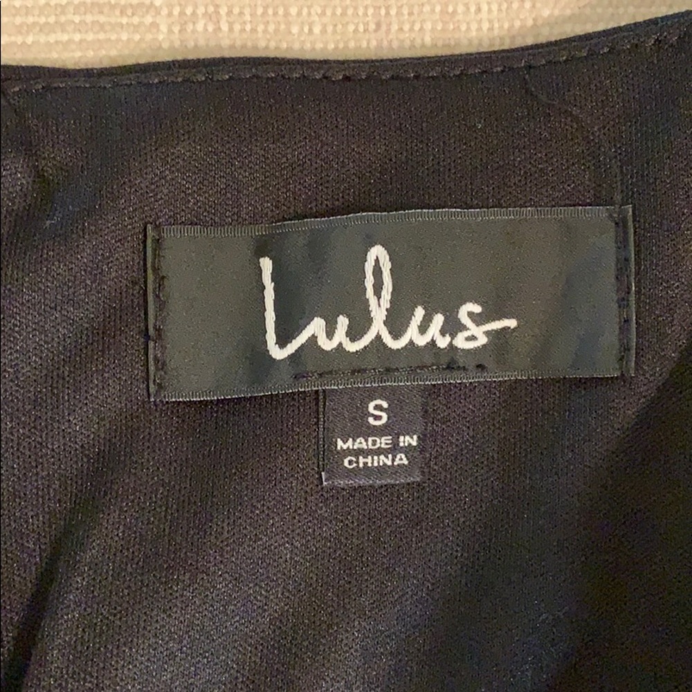 Lulu's Iconic Black Mini Dress - Picture 7 of 8